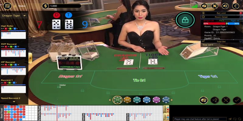 Hệ thống game đa dạng với Rồng hổ xanh chín, mức thưởng cực hấp dẫn